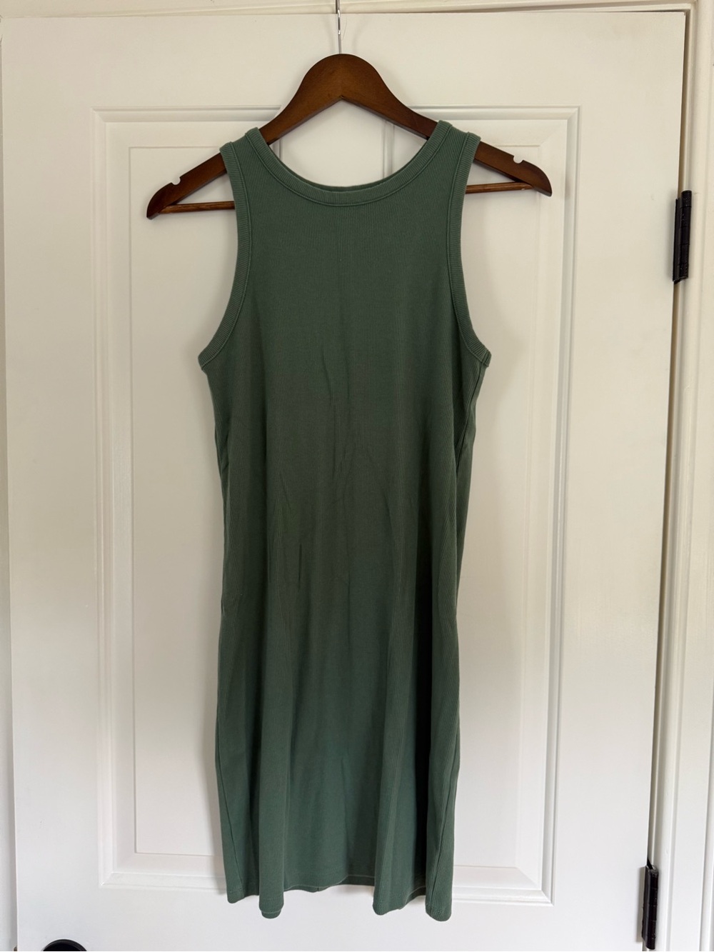 a new day Olive Green Tank Midi Dress